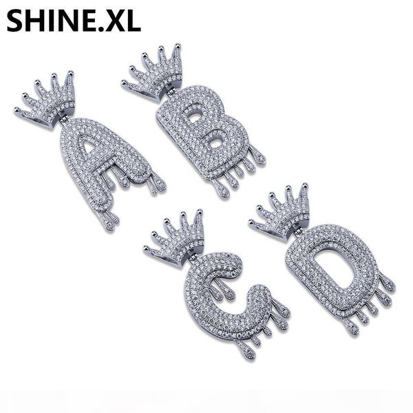a-z drip bubble letters necklaces & pendant custom name charm for men women gold silver cubic zircon hip hop jewelry
a-z drip bubble letters necklaces & pendant custom name charm for men women gold silver cubic zircon hip hop jewelry