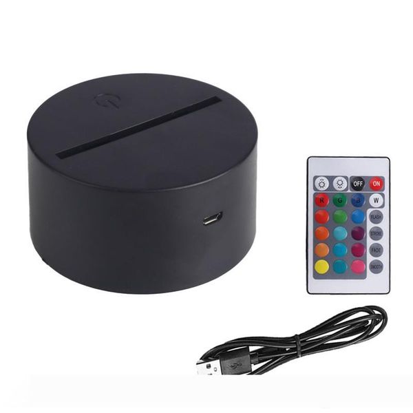 7 colors touch lamp base for 3d night light led light base white black led lamp holder portalampada led night light holder
7 colors touch lamp base for 3d night light led light base white black led lamp holder portalampada led night light holder