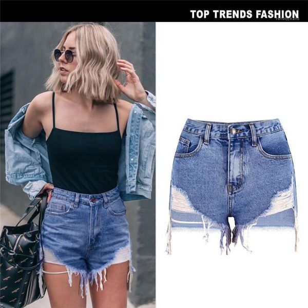high waist short pants female clothing irregular hole street style jeans shorts fashion button zipper, White;black
high waist short pants female clothing irregular hole street style jeans shorts fashion button zipper, White;black