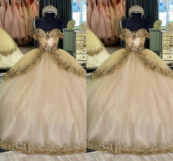 gothic champagne flowers lace quinceanera dress vestidos de prom off the shoulder beads crystal tulle lace-up graduation pageant formal dres, Blue;red
gothic champagne flowers lace quinceanera dress vestidos de prom off the shoulder beads crystal tulle lace-up graduation pageant formal dres, Blue;red