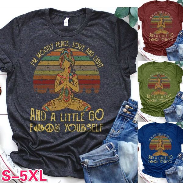 new women summer fashion comfy high-quality graphic short sleeve t-shirt casual cotton print bohemian tee shirt yoga top, White
new women summer fashion comfy high-quality graphic short sleeve t-shirt casual cotton print bohemian tee shirt yoga top, White