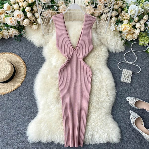 women midi dresses v neck criss cross solid color bodycon dress casual backless sleeveless woman dresses, Black;gray
women midi dresses v neck criss cross solid color bodycon dress casual backless sleeveless woman dresses, Black;gray