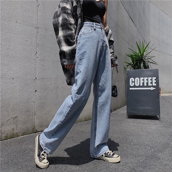 women's jeans s-xl 2021 korean chic style women denim pants casual blue loose high waist for straight long trousers (z8618)
women's jeans s-xl 2021 korean chic style women denim pants casual blue loose high waist for straight long trousers (z8618)