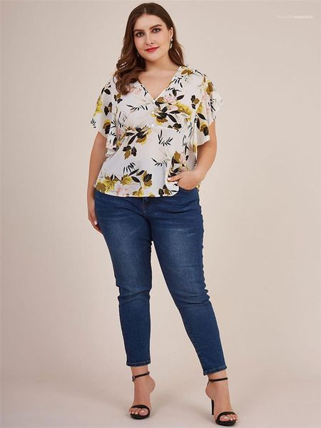 v neck womens fashion plus size womens tshirts new casual loose ladies leaf sleeve shirts summer designers, White
v neck womens fashion plus size womens tshirts new casual loose ladies leaf sleeve shirts summer designers, White