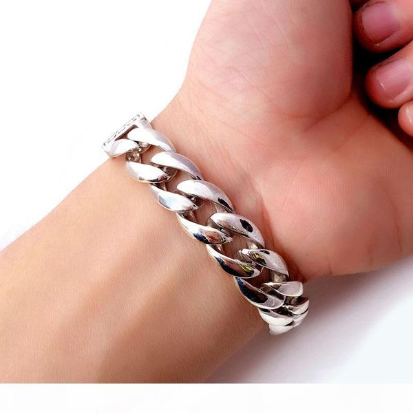 zabra real 925 silver men's bracelet 12mm wide smooth flower safe lock high polish link chain male biker silver bracelet cx200623, Black
zabra real 925 silver men's bracelet 12mm wide smooth flower safe lock high polish link chain male biker silver bracelet cx200623, Black