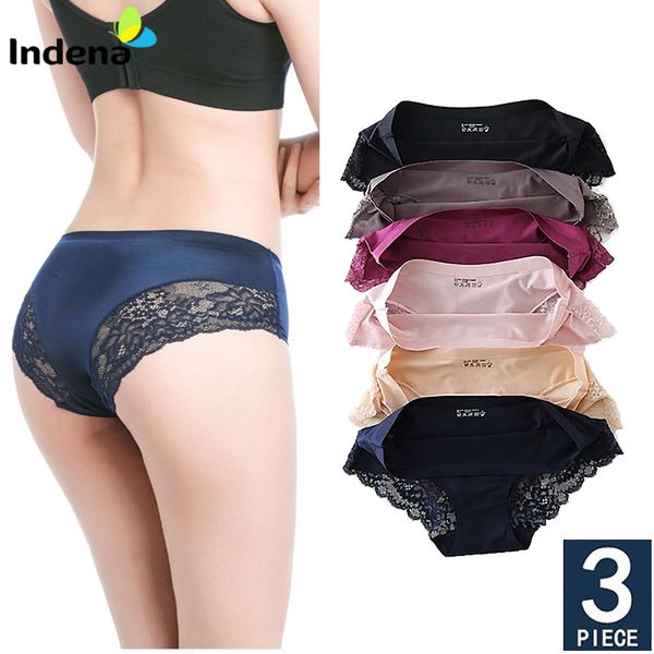 women's panties seamless women lace briefs cotton underwear comfortable lingerie panty elastic soft 3 pcs set, Black;pink
women's panties seamless women lace briefs cotton underwear comfortable lingerie panty elastic soft 3 pcs set, Black;pink