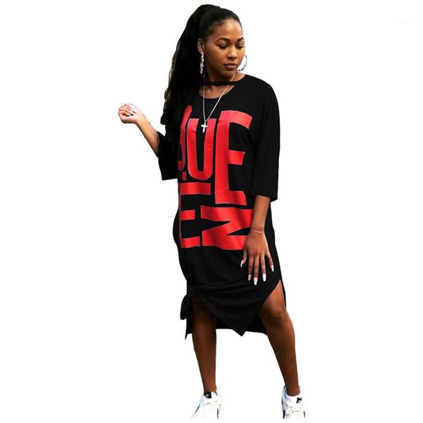 a-line crew neck 3/4 sleeve dresses designer females clothing loose letter printed womens casual dresses autumn, Black;gray
a-line crew neck 3/4 sleeve dresses designer females clothing loose letter printed womens casual dresses autumn, Black;gray