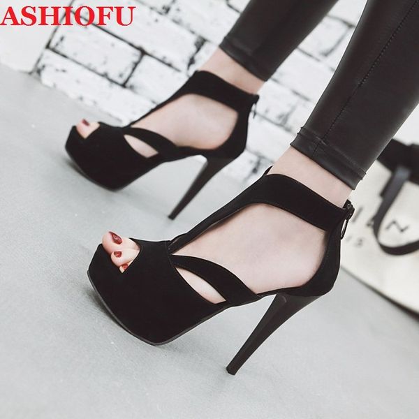 ashiofu handmade ladies high heels sandals t-strap peep-toe platform summer shoes evening party fashion sandals, Black
ashiofu handmade ladies high heels sandals t-strap peep-toe platform summer shoes evening party fashion sandals, Black