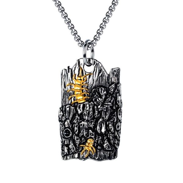 fashion vintage casting pendant cool hip hop stainless steel centipede pendant titanium steel men's necklace gb1604, Silver
fashion vintage casting pendant cool hip hop stainless steel centipede pendant titanium steel men's necklace gb1604, Silver