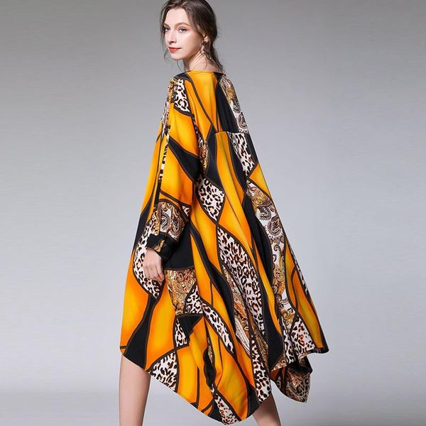 xitao tide plus size print dress women clothes 2020 fashion new v neck full sleeve cover belly elegant dress casual dmy2936, Black;gray
xitao tide plus size print dress women clothes 2020 fashion new v neck full sleeve cover belly elegant dress casual dmy2936, Black;gray