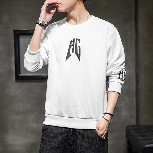 men's spring t-shirt sweater sweater and autumn loose fashion all-match ins round neck hat-2020 spring new korean style long sleeve t-s, Black
men's spring t-shirt sweater sweater and autumn loose fashion all-match ins round neck hat-2020 spring new korean style long sleeve t-s, Black