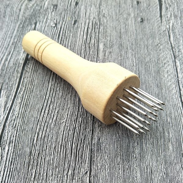 professional meat tenderizer stainless steel needle with wooden handle kitchen
professional meat tenderizer stainless steel needle with wooden handle kitchen