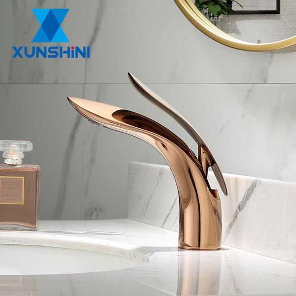 bathroom sink faucets xunshini luxury faucet rose gold waterfall basin single hole cold and water tap mixer taps
bathroom sink faucets xunshini luxury faucet rose gold waterfall basin single hole cold and water tap mixer taps