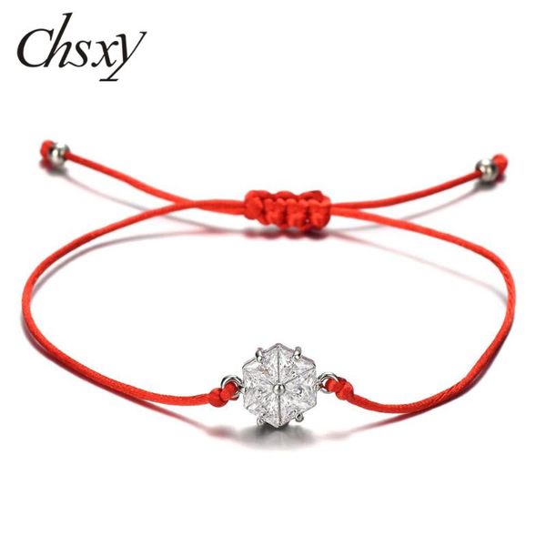 chsxy мода рука woven красной нить браслета веревочки малой снежинки cz циркон минималистских браслеты для женщин браслета, Golden;silver
chsxy мода рука woven красной нить браслета веревочки малой снежинки cz циркон минималистских браслеты для женщин браслета, Golden;silver