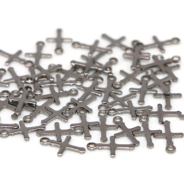 50pcs / lot креста нержавеющей стали charm для серьги заключений ювелирных изделий компоненты посеребренные подвеска религиозное шарм глянце, Bronze;silver
50pcs / lot креста нержавеющей стали charm для серьги заключений ювелирных изделий компоненты посеребренные подвеска религиозное шарм глянце, Bronze;silver