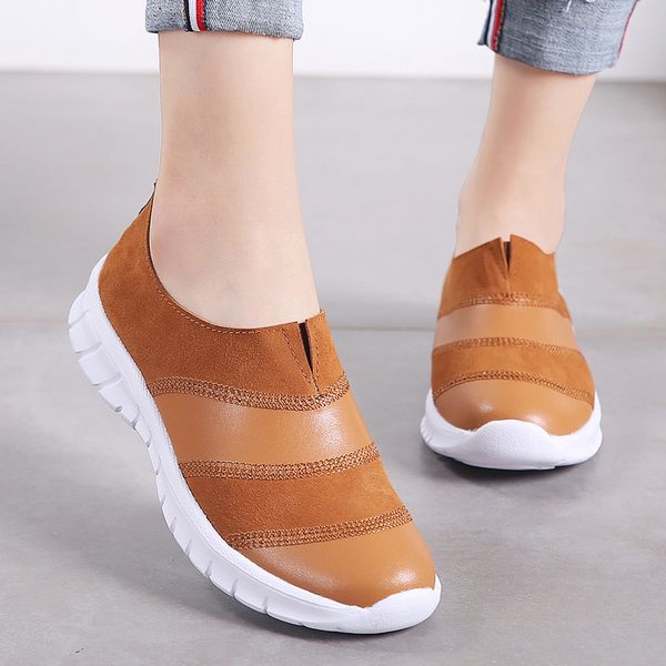 new women walking shoes female pu leather footwear comfortable flat platform sneakers mujer zapatos
new women walking shoes female pu leather footwear comfortable flat platform sneakers mujer zapatos