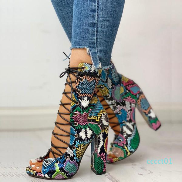 versatile multi serpentine sandals women open toe lace up ladies shoes multicolor snake skin high heel sandals buty damskie ct01, Black
versatile multi serpentine sandals women open toe lace up ladies shoes multicolor snake skin high heel sandals buty damskie ct01, Black