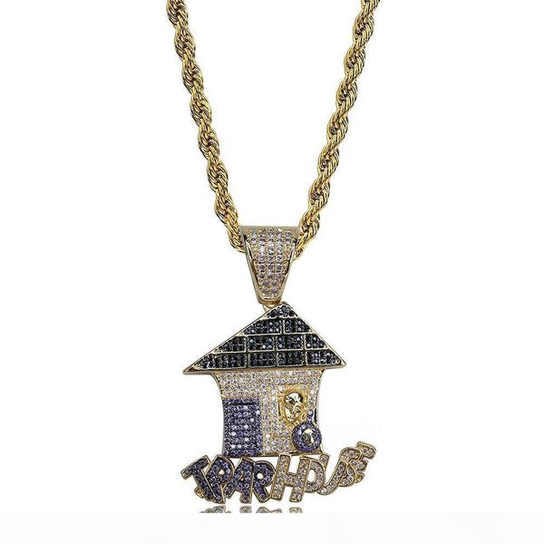 mens necklace hip hop jewelry with zircon iced out chains christmas gift high grade house pendant necklace stainless steel jewelry wholesale, Silver
mens necklace hip hop jewelry with zircon iced out chains christmas gift high grade house pendant necklace stainless steel jewelry wholesale, Silver