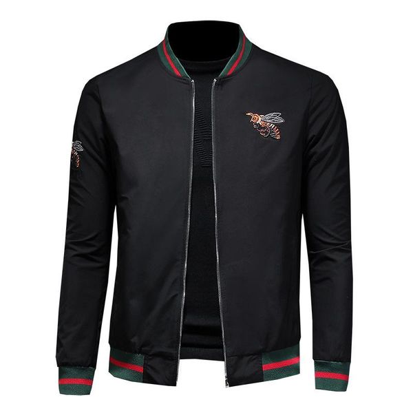 men's wear 2020 autumn male jacket embroidery zipper loose coat baseball collar youth and exquisite, Black;brown
men's wear 2020 autumn male jacket embroidery zipper loose coat baseball collar youth and exquisite, Black;brown