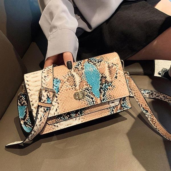 brand design snake pattern crossbody bag for women leather flap handbag luxury ladies shoulder bags fashion messenger bag #20
brand design snake pattern crossbody bag for women leather flap handbag luxury ladies shoulder bags fashion messenger bag #20