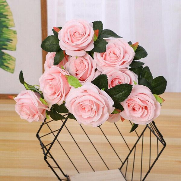decorative flowers & wreaths 10 heads artificial rose bouquet silk fake wedding party bedroom decor10 roses flower leave
decorative flowers & wreaths 10 heads artificial rose bouquet silk fake wedding party bedroom decor10 roses flower leave