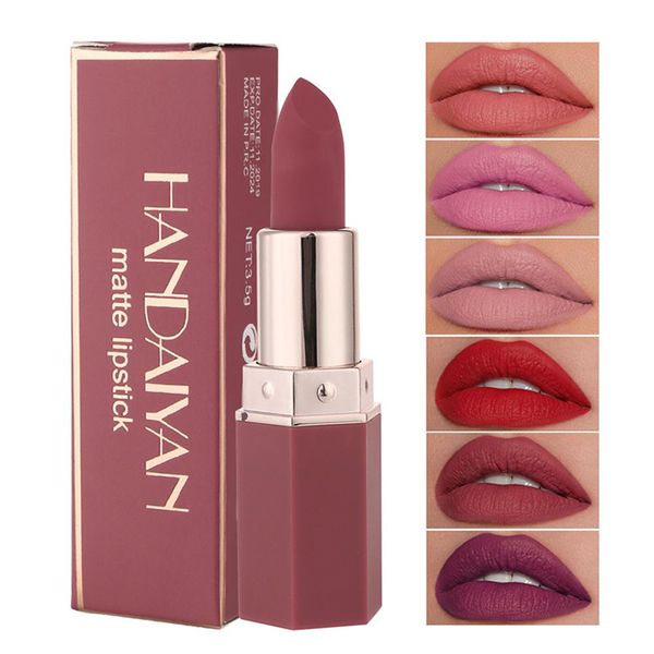 handaiyan 6 colors matte long lasting non sticky lipstick lip gloss cosmetic matte lipstick
handaiyan 6 colors matte long lasting non sticky lipstick lip gloss cosmetic matte lipstick
