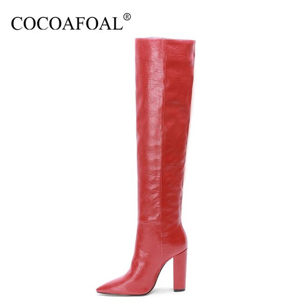 cocoafoal thick heel women's cowboy boots knee high boots woman shoes mid calf pointed toe straight knee high, Black
cocoafoal thick heel women's cowboy boots knee high boots woman shoes mid calf pointed toe straight knee high, Black