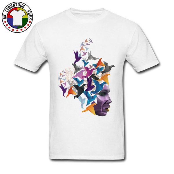 origami auspicious bird face art design men tshirt 100% cotton breathable fashion tees plus size new t shirts
origami auspicious bird face art design men tshirt 100% cotton breathable fashion tees plus size new t shirts