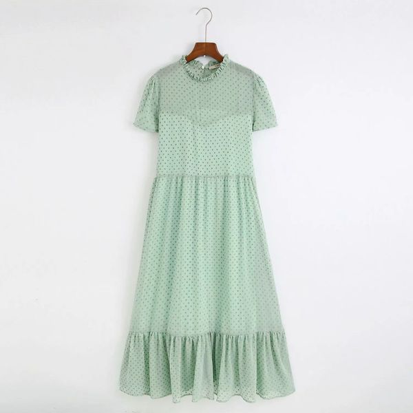 vinatge women ruffles green dress 2020 summer fashion ladies mesh long dresses with liner chic female transparent dresses girls, Black;gray
vinatge women ruffles green dress 2020 summer fashion ladies mesh long dresses with liner chic female transparent dresses girls, Black;gray