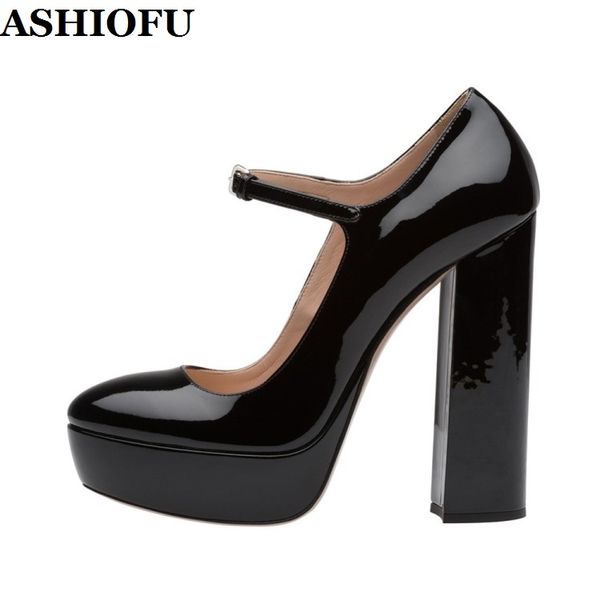ashiofu foreign trade models ladies chunky heels pumps black round-toe platform shoes sky high mary jane evening dress shoes
ashiofu foreign trade models ladies chunky heels pumps black round-toe platform shoes sky high mary jane evening dress shoes