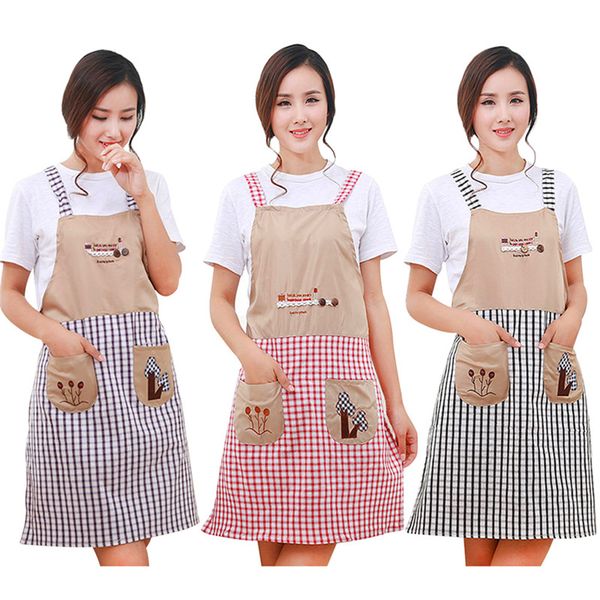 aprons classical embroidery apron plaid women bowknot kitchen chef dress with pocket gifts shoulder strap style gray
aprons classical embroidery apron plaid women bowknot kitchen chef dress with pocket gifts shoulder strap style gray