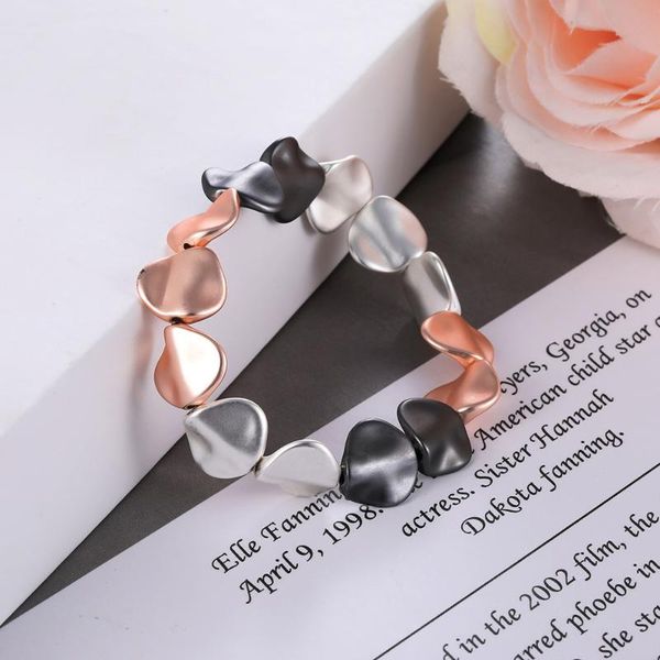new design handmade strand bracelets for women gold black silvery diy metal beads charm bracelet jewelry friendship gift 2020
new design handmade strand bracelets for women gold black silvery diy metal beads charm bracelet jewelry friendship gift 2020
