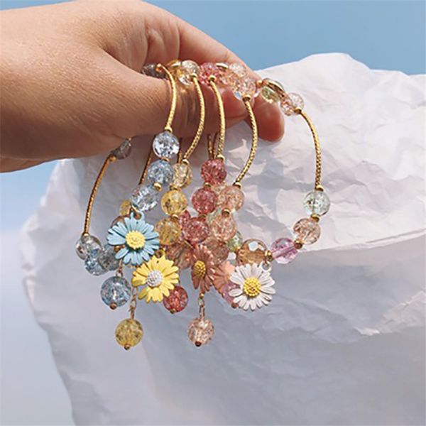 new bohemian charm bracelet for women fashion vintage gold colorful crystal beads daisy flower pendants bracelets wedding jewelry gifts, Golden;silver
new bohemian charm bracelet for women fashion vintage gold colorful crystal beads daisy flower pendants bracelets wedding jewelry gifts, Golden;silver