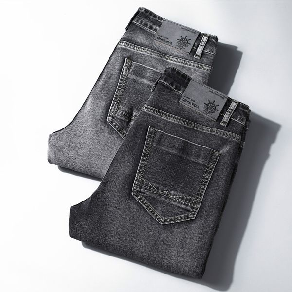 men's jeans 28-40plus size 2021 autumn winter gray/black loose straight-leg trousers stretch slim for men, Blue
men's jeans 28-40plus size 2021 autumn winter gray/black loose straight-leg trousers stretch slim for men, Blue