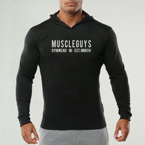 muscleguys спортивный зал одежда бег с длинным рукавом с капюшоном футболка мужчины хлопок slim fit майка бодибилдинг фитнес tshirt, Black;blue
muscleguys спортивный зал одежда бег с длинным рукавом с капюшоном футболка мужчины хлопок slim fit майка бодибилдинг фитнес tshirt, Black;blue