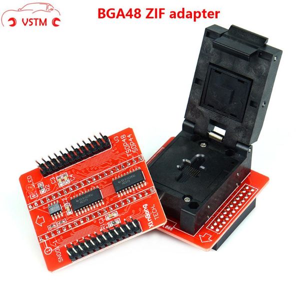 bga48 adapter with 1.8v tsop48 bga63 base boad for nand tl866ii plus tl866a tl866cs flash programmer
bga48 adapter with 1.8v tsop48 bga63 base boad for nand tl866ii plus tl866a tl866cs flash programmer