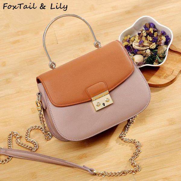foxtail & lily designer panelled shoulder bag with chain genuine leather women tote crossbody bags small handbags
foxtail & lily designer panelled shoulder bag with chain genuine leather women tote crossbody bags small handbags