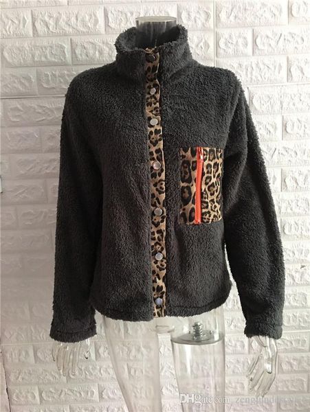 solid color female clothing fashion style hoodies casual apparel womens autumn desinger lepard print jackets stand collar button, Black;brown
solid color female clothing fashion style hoodies casual apparel womens autumn desinger lepard print jackets stand collar button, Black;brown