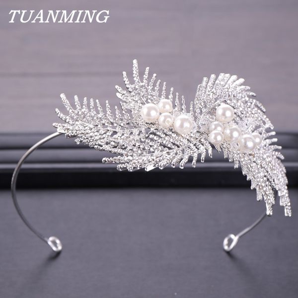wedding crown headband rhinestone tiaras bride hair accessories pearl hairband feather rhinestone bride's crown hair jewelry, Golden;silver
wedding crown headband rhinestone tiaras bride hair accessories pearl hairband feather rhinestone bride's crown hair jewelry, Golden;silver