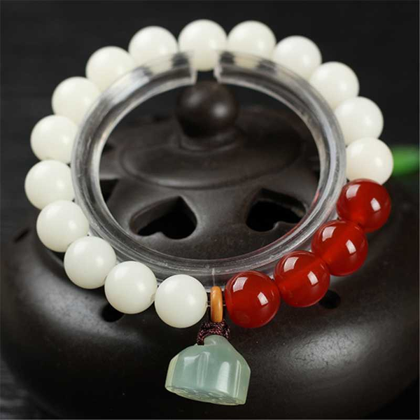 charm jewelry natural white bodhi root hand carving lotus bracelet male or female red agatesingle circles hand string wholesale, Black
charm jewelry natural white bodhi root hand carving lotus bracelet male or female red agatesingle circles hand string wholesale, Black