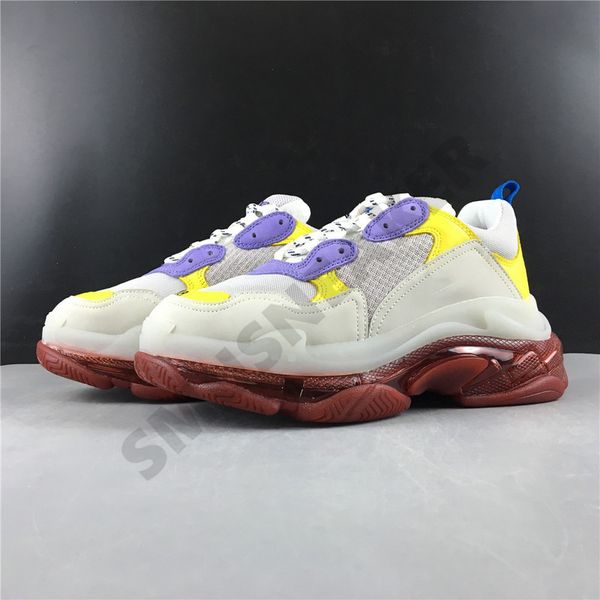 2020 paris triple s running shoes white yellow wine red cushion transparency luxury casual shoes i8 og designer men women dorky dad shoes, Black
2020 paris triple s running shoes white yellow wine red cushion transparency luxury casual shoes i8 og designer men women dorky dad shoes, Black