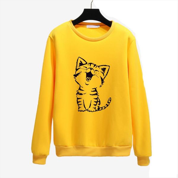 cute happy cat harajuku hoodies women sweatshirt autumn winter loose pullover camisola feminina long sleeves casual coat o neck, Black
cute happy cat harajuku hoodies women sweatshirt autumn winter loose pullover camisola feminina long sleeves casual coat o neck, Black