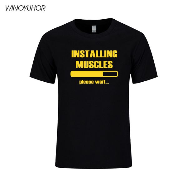 funny men t-shirt installing muscles funny printed t shirt mens summer casual fitness 100% cotton tees
funny men t-shirt installing muscles funny printed t shirt mens summer casual fitness 100% cotton tees