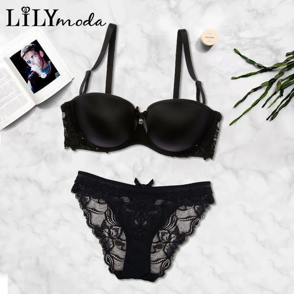 summer seamless lingerie brassiere smooth t-shirt bra lace embroidery bras panty set underwear for women push up half cup, Red;black
summer seamless lingerie brassiere smooth t-shirt bra lace embroidery bras panty set underwear for women push up half cup, Red;black