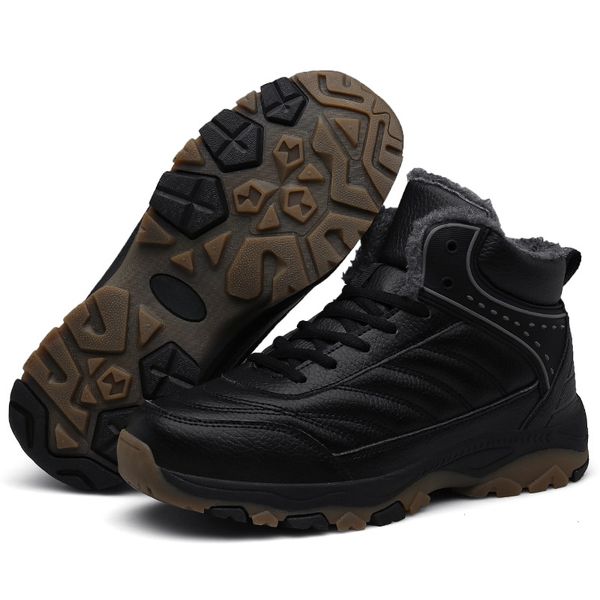 men snow boots waterproof 2020 winter brand super warm men's leather rubber snow wool boots leisure outdoor shoes big size, Black
men snow boots waterproof 2020 winter brand super warm men's leather rubber snow wool boots leisure outdoor shoes big size, Black