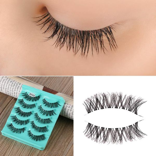 5 pairs fashion long black handmade cross soft thick long false eyelashes eye lashes extension women eye makeup tools
5 pairs fashion long black handmade cross soft thick long false eyelashes eye lashes extension women eye makeup tools