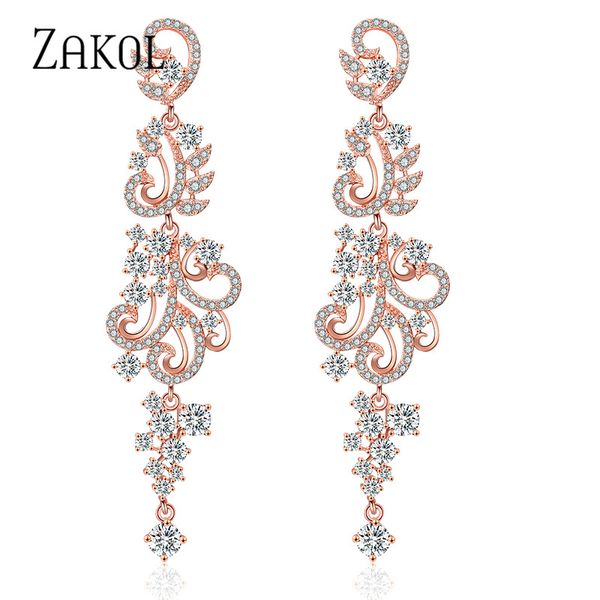 zakol fashion bridal earrings cz zirconia crystal leaf shape long dangle drop earrings for women wedding jewelry party fsep2253, Silver
zakol fashion bridal earrings cz zirconia crystal leaf shape long dangle drop earrings for women wedding jewelry party fsep2253, Silver