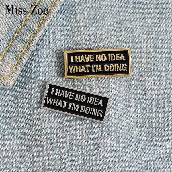 pins, brooches i have no idead enamel pin custom black magnetic badge brooch for bag lapel buckle funny quote tag jewelry gift friend, Gray
pins, brooches i have no idead enamel pin custom black magnetic badge brooch for bag lapel buckle funny quote tag jewelry gift friend, Gray