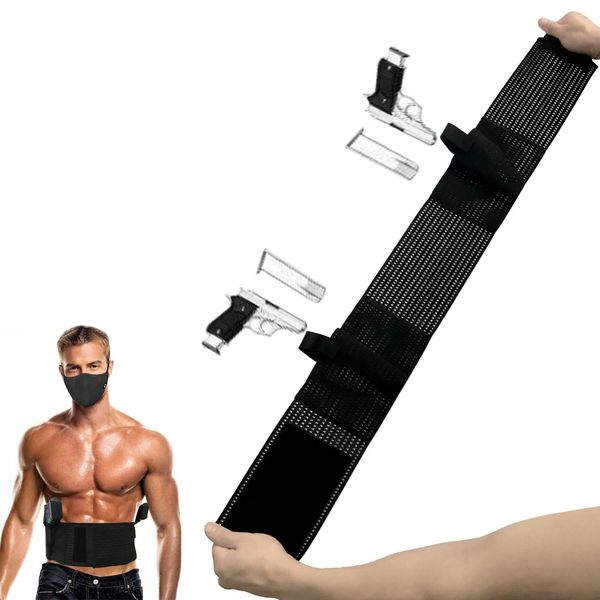 sinairsoft tactical belly band concealed holster girdle stealth security adjustable elastic breathable mesh waist belt with 2 mag pouch
sinairsoft tactical belly band concealed holster girdle stealth security adjustable elastic breathable mesh waist belt with 2 mag pouch