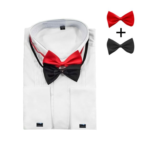 2020 men wedding tuxedo long sleeve dress shirts french fold man cufflinks swallowtail button gentleman party shirt yn10367 cx200825, White;black
2020 men wedding tuxedo long sleeve dress shirts french fold man cufflinks swallowtail button gentleman party shirt yn10367 cx200825, White;black
